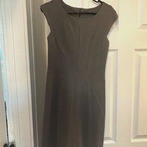 Banana Republic Grey Shift Dress Size 4
